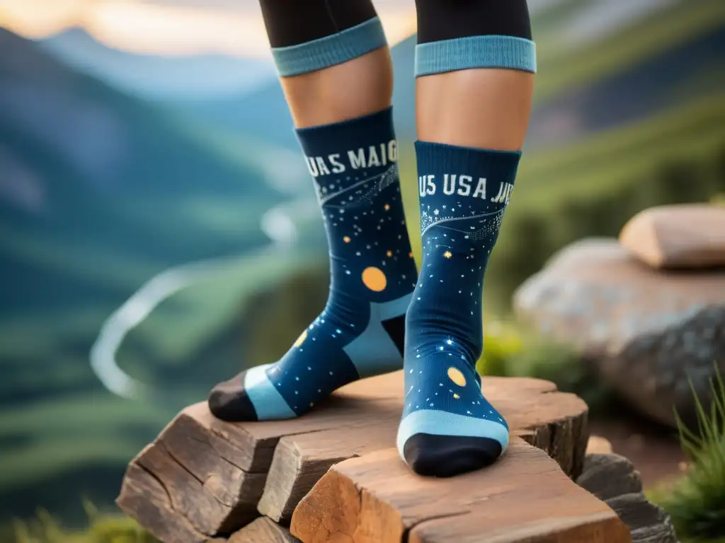 Calcetines Osa Mayor con un diseño celestial vintage para aventuras al aire libre con comodidad y estilo