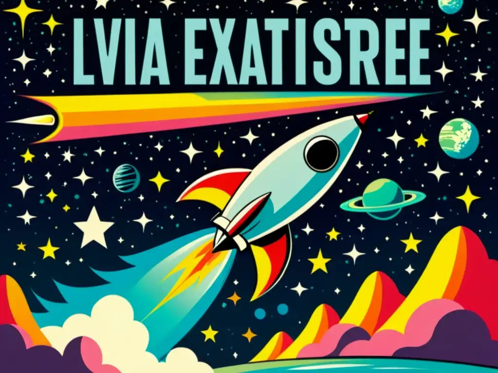 Cartel vintage de exposición alienthemed: ¡La Vida Extraterrestre!</b> Descubre el misterio en nuestra exposición única