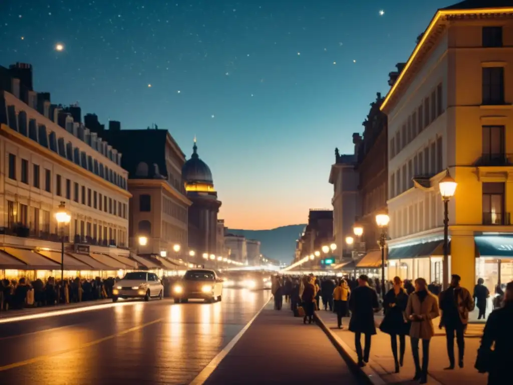 Una ciudad con luz artificial crea una atmósfera etérea que resalta la contaminación lumínica y su efecto en el sueño humano