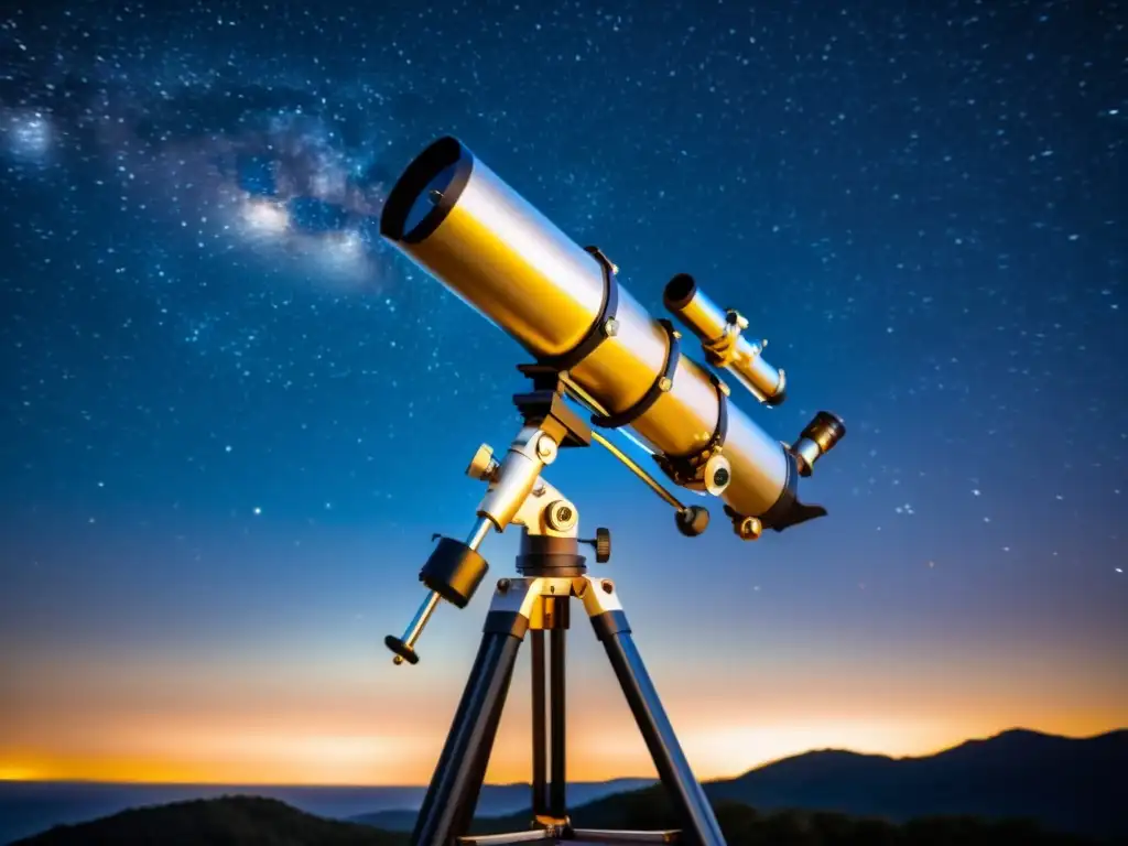 Consejos de astrofotografía: contemplando constelaciones y estrellas en una nostálgica noche estrellada vintage