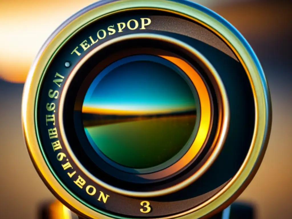 Detalles nostálgicos: ocular de telescopio vintage de alta calidad Detalles nostálgicos de un ocular de telescopio vintage