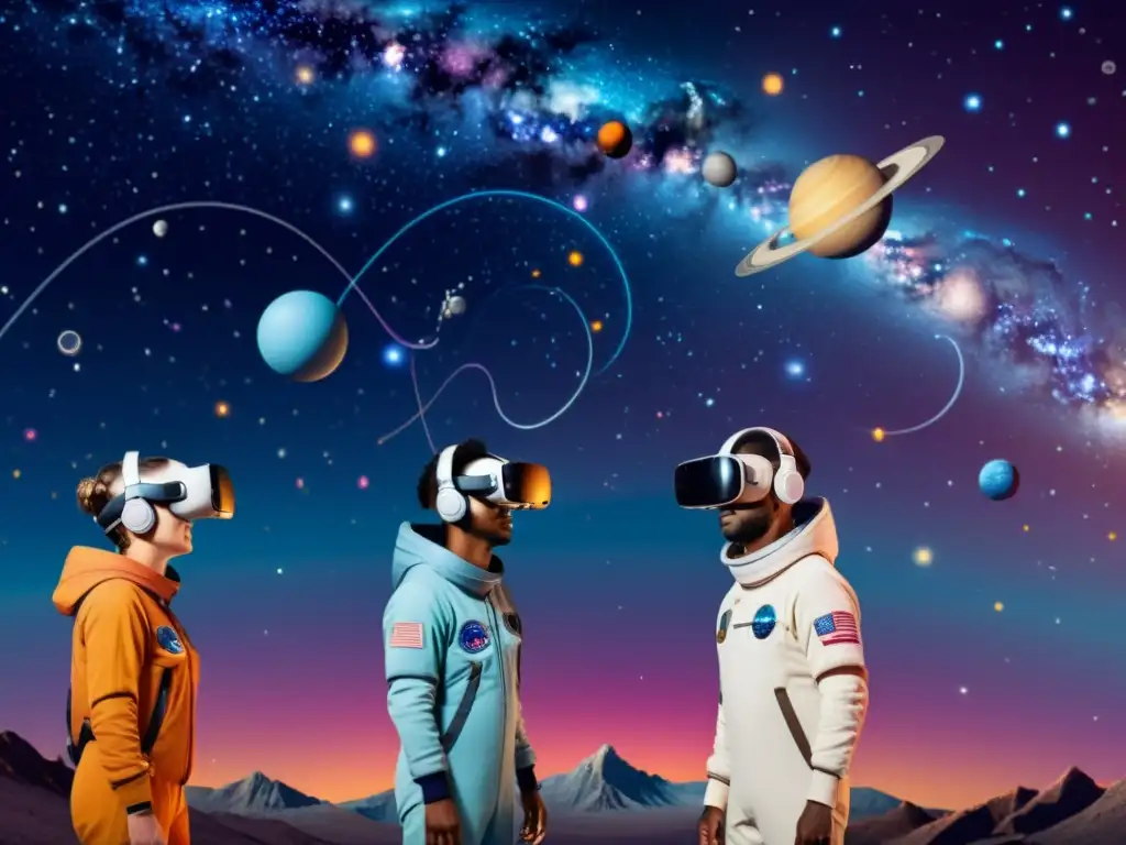 Un emocionante viaje a través del cosmos en realidad virtual, con astrónomos maravillados