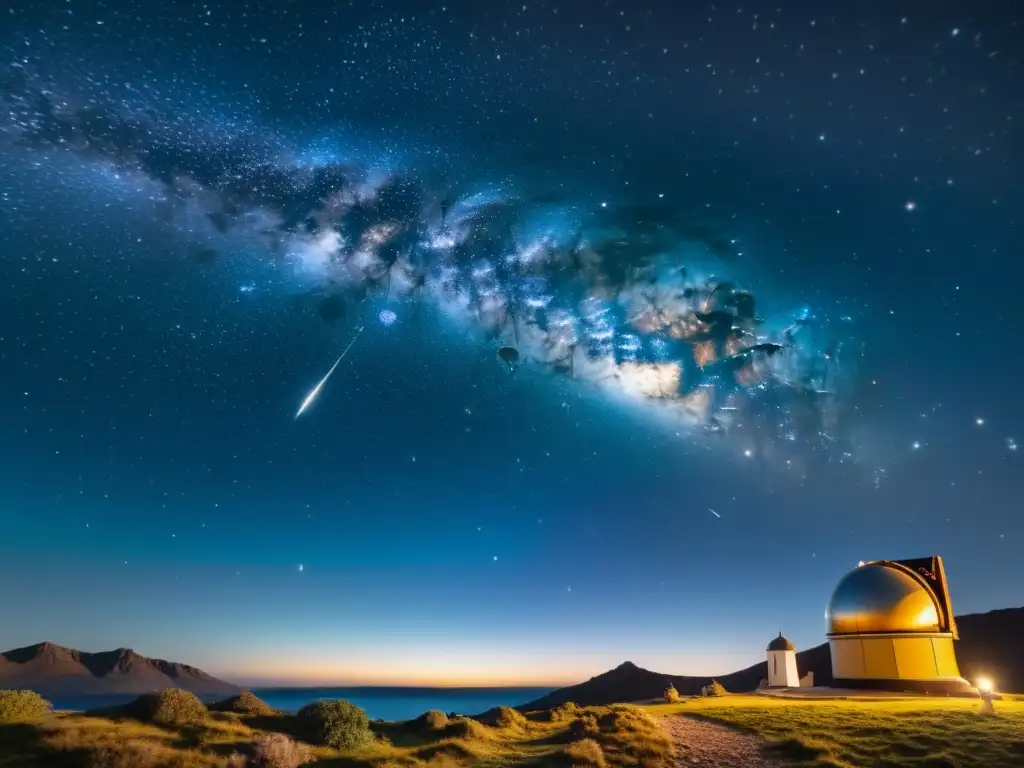 Una impresionante imagen 8k del cielo nocturno, con constelaciones y estrellas en detalle vintage