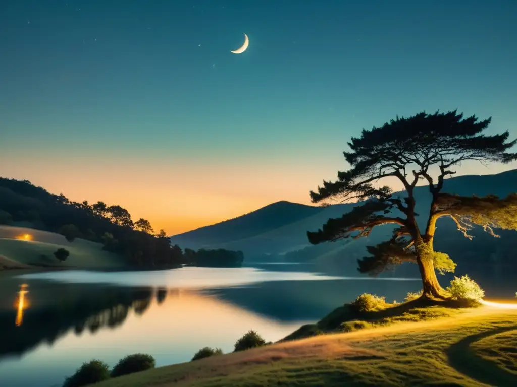 Una fotografía nocturna con la mística influencia de las fases lunares