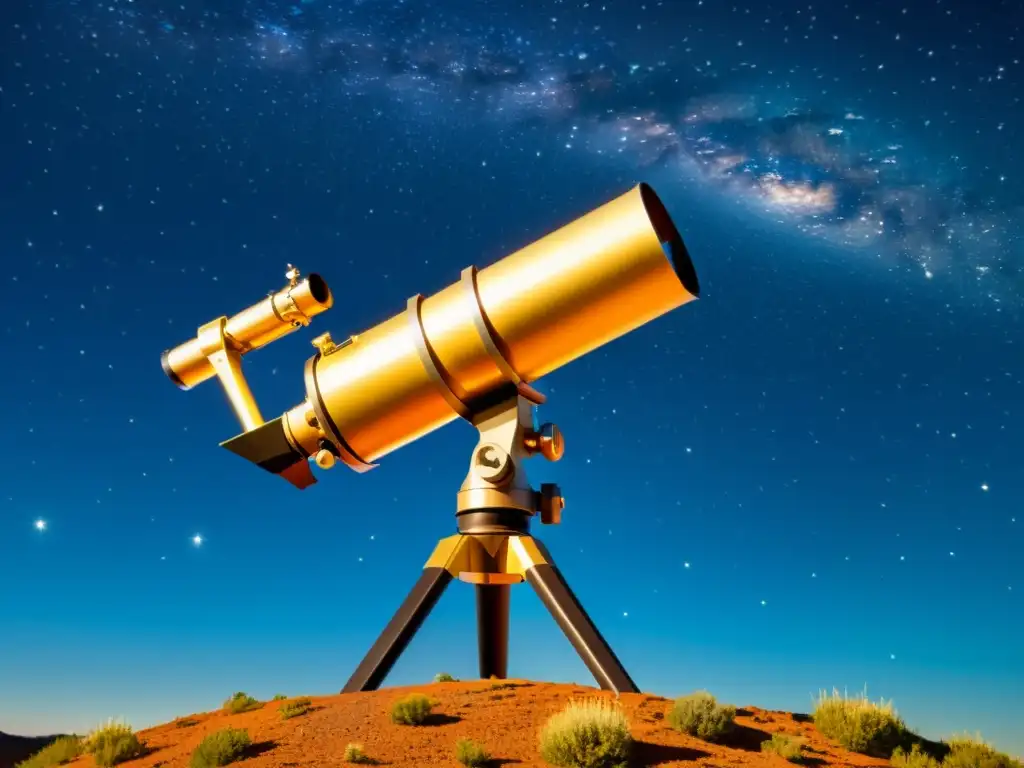 Un telescopio MaksutovCassegrain capta la maravilla de las constelaciones en una noche estrellada